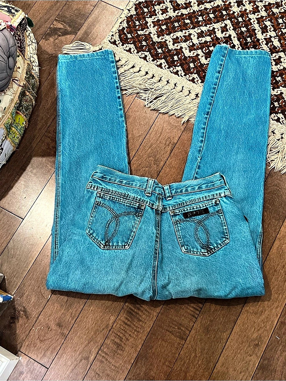 Guess Blue Straight Leg Jeans Like New